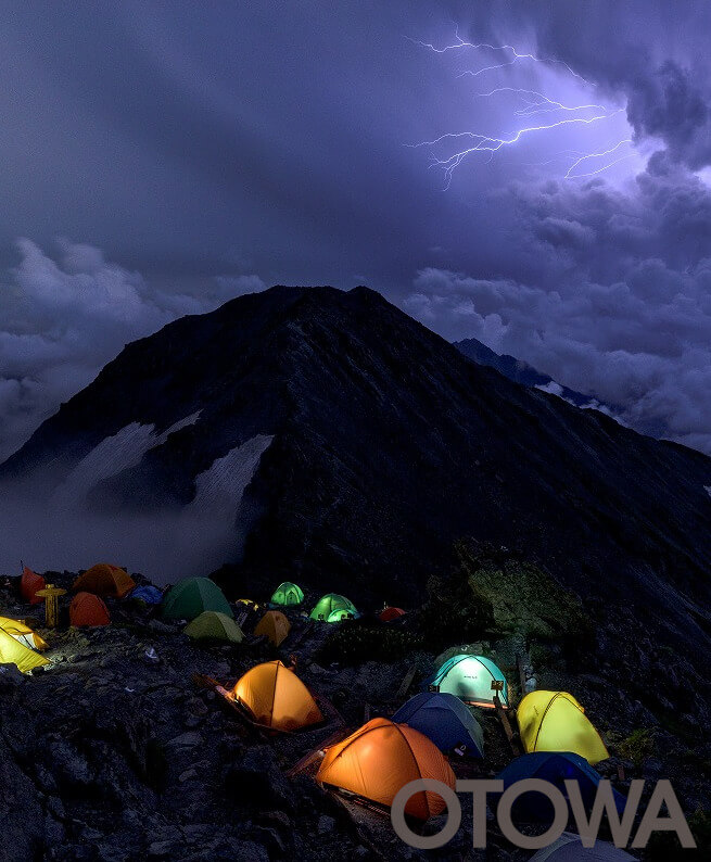 The 17th 雷写真コンテスト受賞作品 Fine Work -Night on the summer mountain-